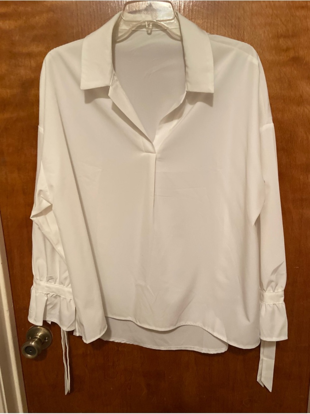 NWOT Plus Size White Pull Over Top